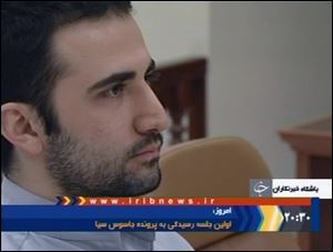 A Dec. 27, 2011 file photo of a video frame grab image made from the Iranian broadcaster IRIB TV, shows U.S. citizen Amir Mirzaei Hekmati in Tehran's revolutionary court, in Iran. 