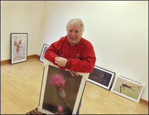 Art Weber's photographs are on display at the Secor Metropark's center for nature photography may be viewed on Saturday and Sunday afternoons through April 1. 