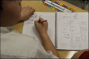 For 20 minutes each week, many students at Old Orchard learn to speak and write Chinese.
