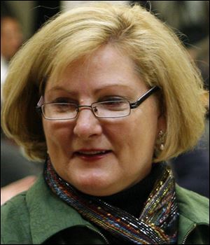State Sen. Teresa Fedor (D., Toledo) sought to raise awareness of sex trafficking.