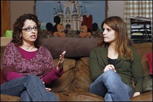 Mary Rose Takacs, right, was bitten by a tick and infected with Lyme Disease at 9. She and her mother, Marianne Takacs, left, are the authors of  'Hope in the Midst.'  