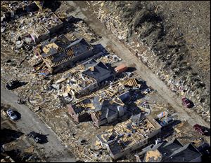 A tornado obliterated homes in Center Point, Ala., earlier this week.