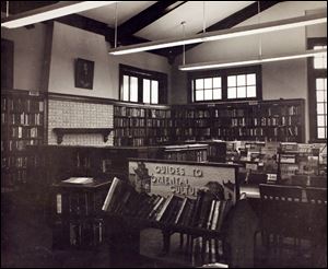 The century-old Tudor-style Carnegie Library in Tiffin was built with $25,000 from industrialist Andrew Carnegie. Its conference rooms have been converted into offices, probation officers have offices away from the building, and many records are stored in several other county buildings.