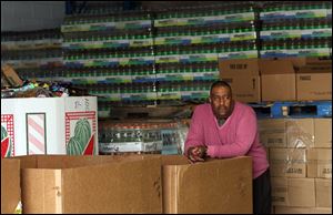 James M. Caldwell of Toledo Northwestern Ohio Food Bank says his agency receives the bulk of its funding from Feeding America and is ‘a pretty lean machine.’