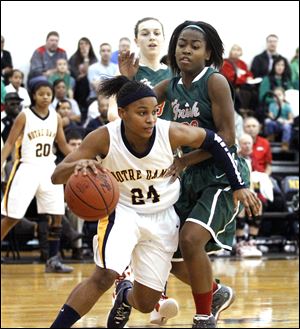 Cat Wells, a 5-foot-4 senior point guard committed to play at the University of Toledo, is averaging 10.3 points and 6.5 assists per game.