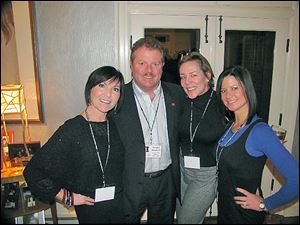 In attendance at the Taste of the Nation Ambassadors' kick-off party were Marla Schecht, event co-chairman and administrative chairman; Richard Crawford, honorary chairman; Jani Crawford, and Mindy Romanoff, ambassador and committee member.