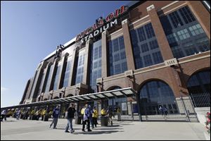 Super Bowl XLVI is being held at Indianapolis' Lucas Oil Stadium.