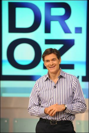 Dr. Mehmet Oz is pictured during the production of The Dr. Oz Show in New York.