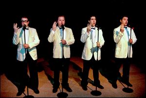 The comedic musical revue of 'Forever Plaid' comes to the Valentine Theatre starting this weekend.