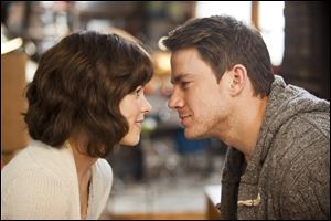 Channing Tatum (Leo) must win back Rachel McAdams (Paige), who has amnesia, in ‘The Vow.’