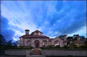 The six-bedroom, 12,000-square-foot Tuscan manor was featured in Exceptional Properties, a magazine highlighting luxury homes.