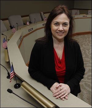 Trudy Hershberger, who was appointed on a 6-0 vote of the township board to fill the term left uncompleted by the death of Bob Schockman, says she 'always had the sense that Bob would be coming back.'