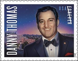 The United States Postal Service and St. Jude Children's Research Hospital honor Toledo native Danny Thomas.
