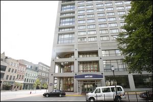The 400-room, 14-story Park Inn in downtown Toledo was sold to unidentified Chinese investors in September for $3 million. City officials say the investors plan to turn the landmark hotel into an international business center.