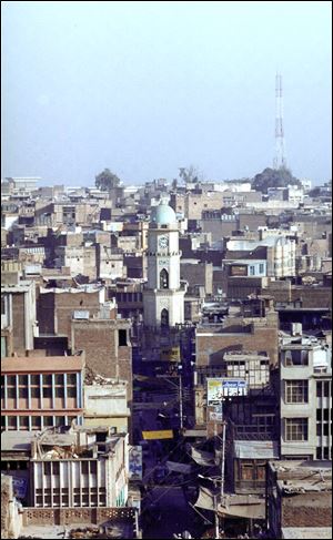 Peshawar's clock tower was built in 1900 by a Hindu resident as a gift to the British government in India.