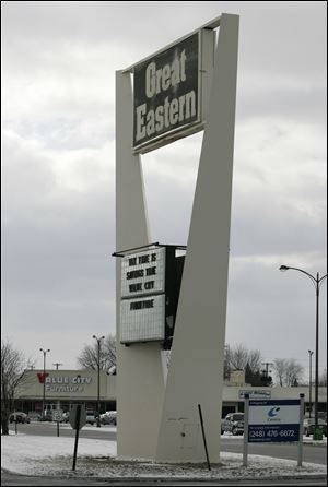 Great Eastern shopping center on Woodville Rd., in Northwood.