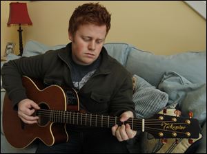 Temperance resident Sam DeArmond had a big interest in golf in high school and college, competing  on teams -- until a passion for music took over. He now performs regularly at area bars.