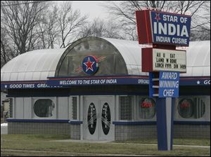 The Star of India restaurant on South Reynolds Road.