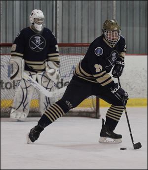 Ryan Rapp, a junior defenseman, has five goals and 18 assists.
