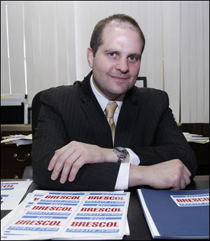 Anthony Brescol, 34, is challenging Judge Frank Arnold for Monroe County Probate Court. Mr. Brescol is president of the county bar association.