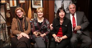 Among the female guests were Pam Straub, Lynn Golba, and Sandy Pollex with husband Robert Pollex.