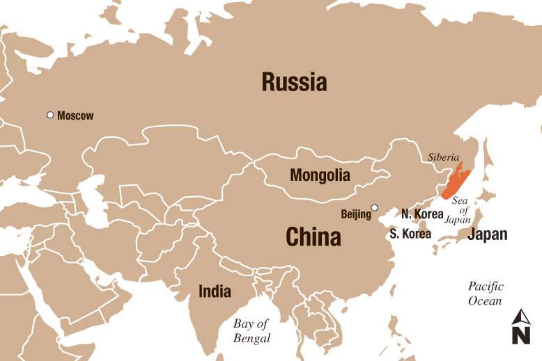 Russia-world-map