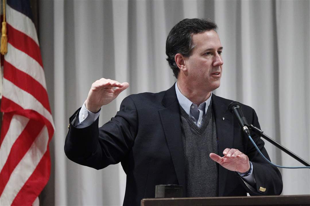 Republican-presidential-candidate-Rick-Santorum-stumped-for-votes-in-Perrysburg-on-Tuesday