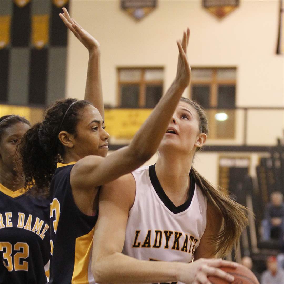 Northview-s-Jessica-Jessing-goes-to-the-basket-against-Notre-Dame-s-Ashley-Kynard