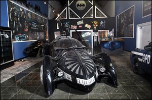 One of many Batmobiles is on display at the Dezer Museum and Pavilion. He also has a DeLorean used in 'Back to the Future' movies, and Magnum P.I.'s red Ferrari. And no collection of this size would be complete without James Bond's arsenal of cars, copters, and submarines.