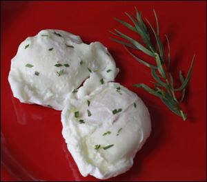 Poached Eggs with Tarragon