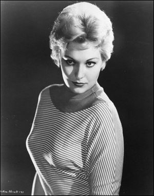 Kim Novak co-starred in ‘Vertigo’ in 1958.