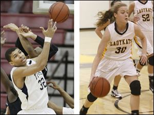 St. John's Jesuit's Marc Loving and Northview's Miriam Justinger earned District I honors.