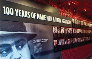 Glitz, glamour and the mob's influence on Las Vegas are exhibited at The Mob Museum in downtown Las Vegas, Nevada.