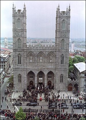 Notre Dame Basilica is in Old Montreal, among blocks full of centuries-old buildings with architecture that even the most seasoned traveler will find both beautiful and amazing. The church's facade brings to mind its Parisian cousin.
