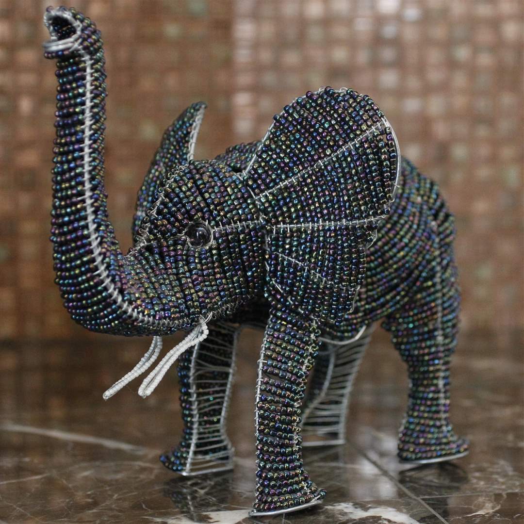 Gill-elephant-beaded