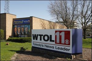 The WTOL building in Toledo. The CBS affiliate has bought former local rival WUPW Channel 36.