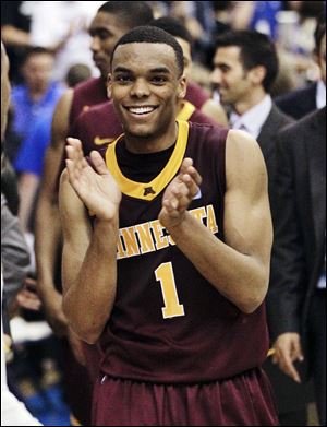 Freshman  Andre Hollins is among the young players the Golden Gophers are counting on in the NIT.