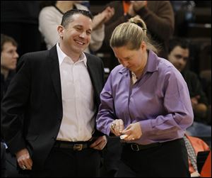 Curt Miller and Jennifer Roos worked together for 11 seasons. Roos could be a candidate at Bowling Green to replace Miller.