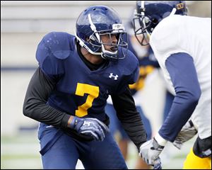Vladimir Emilien is expected to start at star linebacker for Toledo  after sitting out two years following his transfer from Michigan.