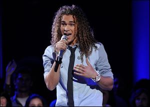 DeAndre Brackensick performs on the singing competition series 