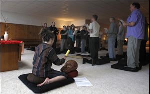 The Zen Center attracts different 'concentric circles' of participation, Jay 'Rinsen' Weik said, from college students who visit once or twice for class credit to devotees who become part of the Buddhist community.
