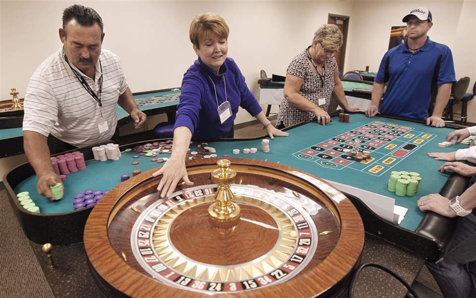Rookie casino dealers practice to look sharp on opening day The Blade