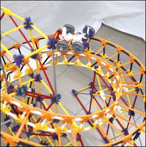 Mason High School's 'Scream' was lauded in the Great Thrill Ride Build-Off sponsored by Cedar Point Amusement Park and K'NEX Products and was chosen by online vote as the contest's fan favorite. 