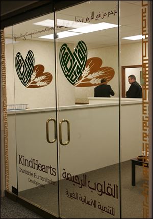 The KindHearts for Charitable Humanitarian Development Inc.'s office. 