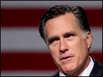  Republican presidential candidate, former Massachusetts Gov. Mitt Romney speaks at Lansing Community College in Lansing, Mich., Tuesday, May 8, 2012. (AP Photo/Carlos Osorio)