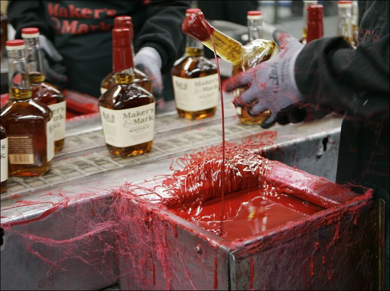 Drip, drip, drip Federal court says Maker's Mark owns trademark on red