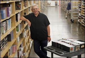 John Eldred, president and owner of Midwest Tape, says that the cases into which his company  packs material are meant to withstand the impact of being tossed around and thrown into drop boxes.