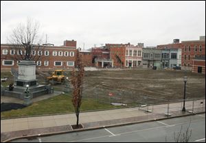 Seneca County Commissioners today were asked to consider incorporating plants that will act as a natural habitat for birds and butterflies on the land that was once occupied by the 1884 courthouse.