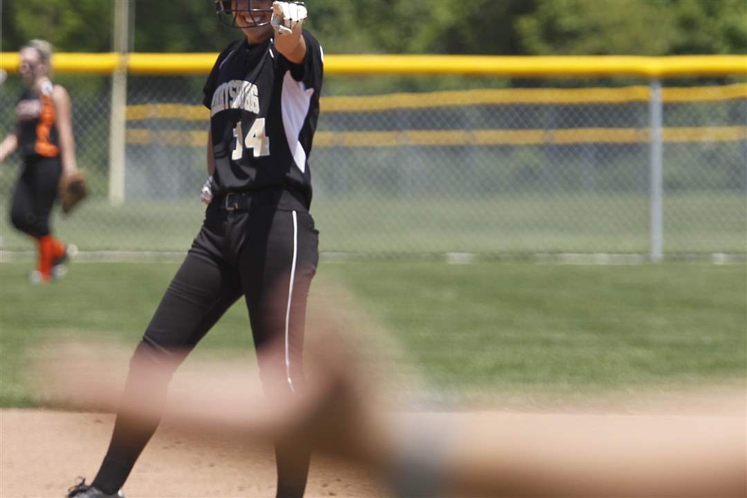 Perrysburg-s-Katie-Dunphy-signals-to-an-assistant-coach