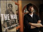  Documentary filmmaker Ken Burns poses at his office.